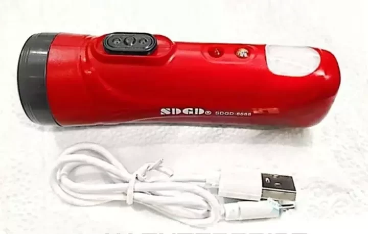  Rechargeable Led Powerful Flashlight SD-8688 With Lithium Battery 