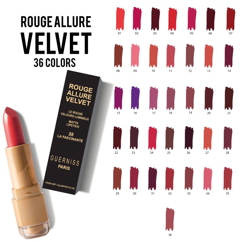  Guerniss Velvet Matte Lipstick 3.5g 