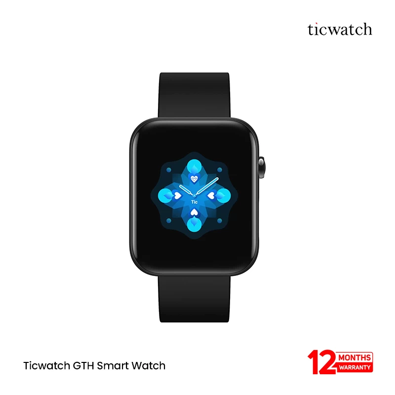  Ticwatch GTH Smart Watch SpO2 with Skin Temperature Sensor 