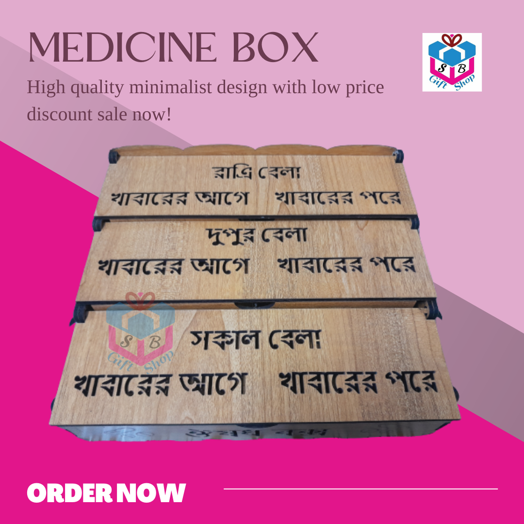  Smart Small Medication Scheduling Box - Lightweight and Slim Design 