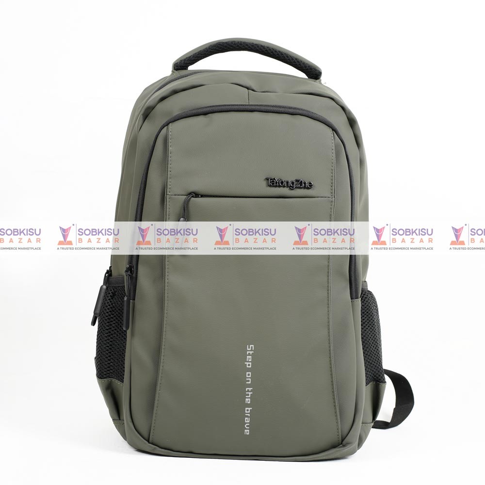 Zip It Good Medium Size 18" Waterproof Fashionable Laptop/College/Office/ Backpack - Deep Gray