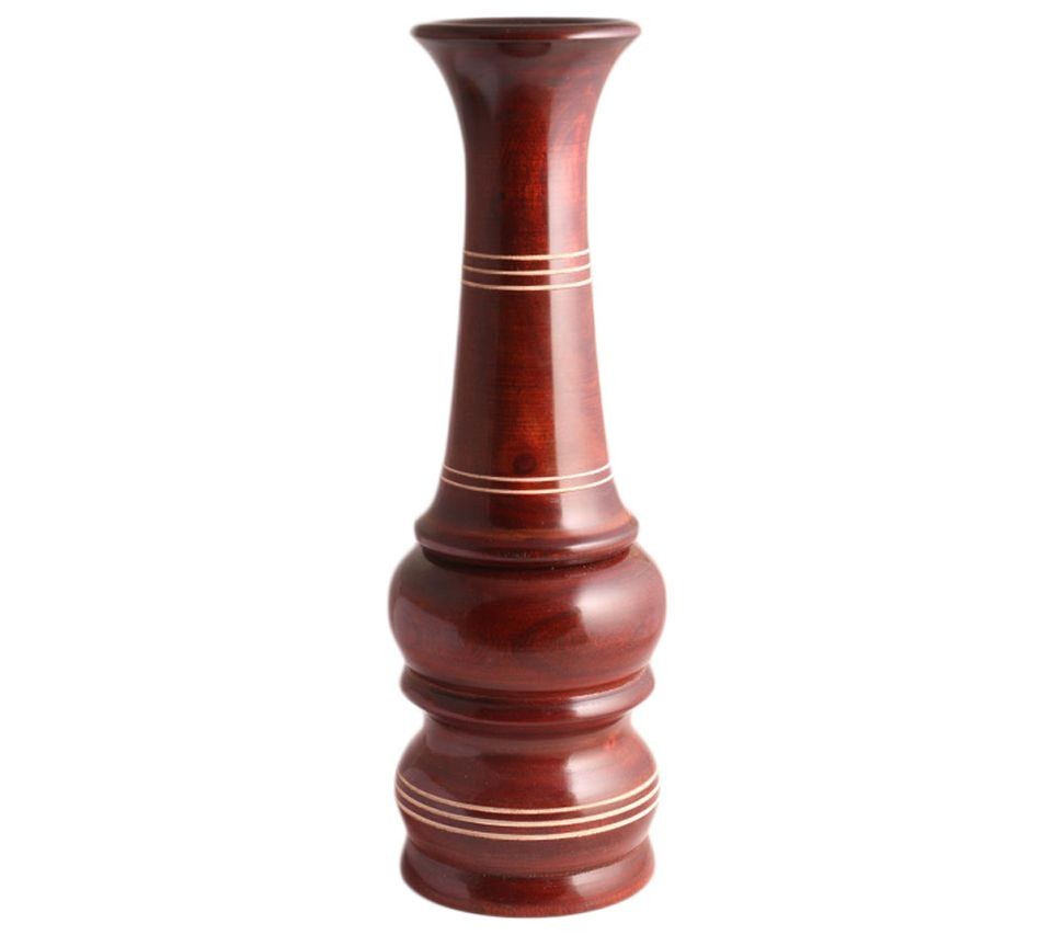 Decorative Wooden Flower Vase