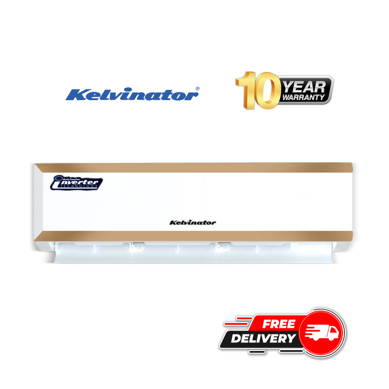  Kelvinator 1.5 Ton (KSV-18BDINV Golden) Premium Series Inverter AC 