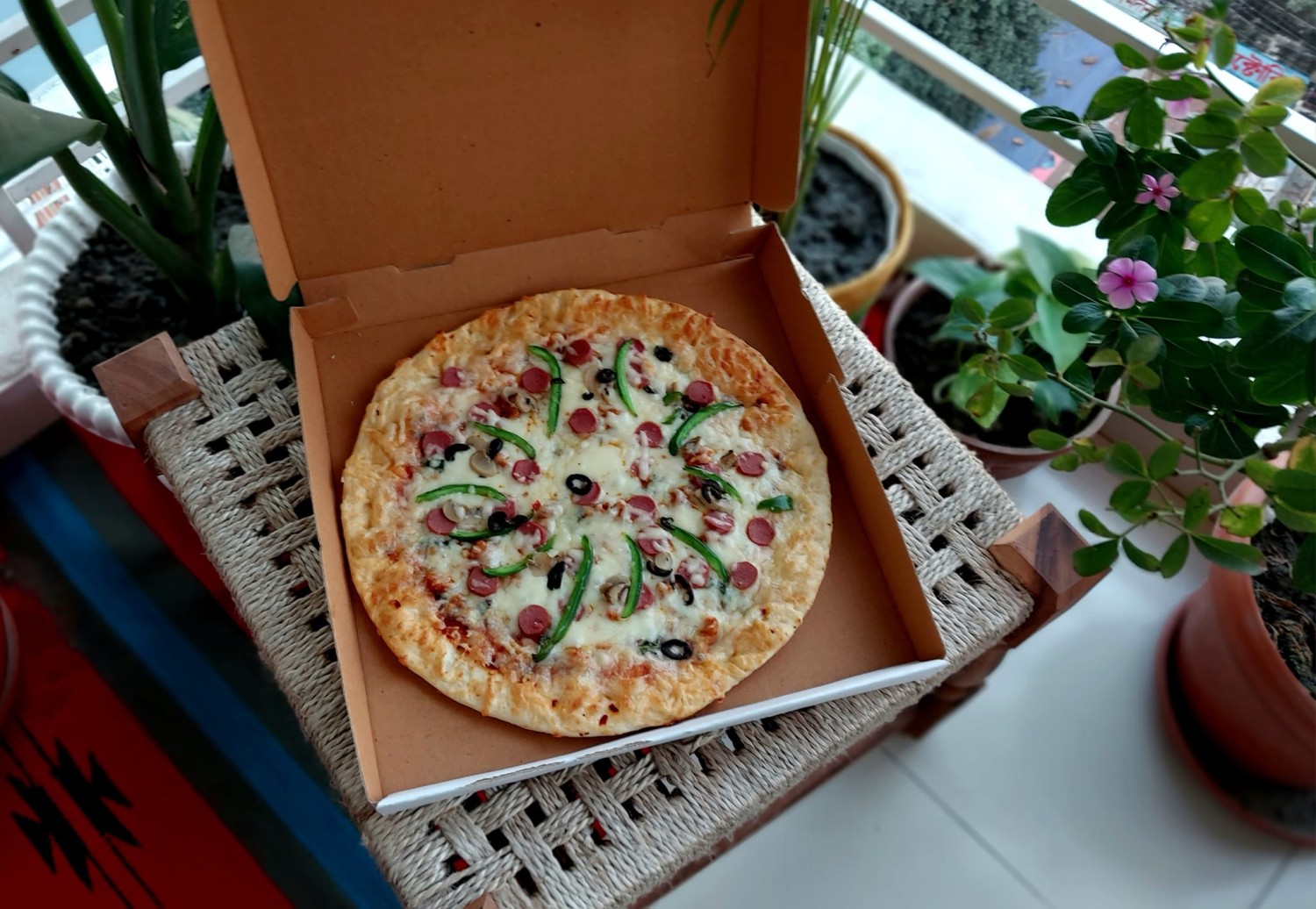  Chicken Cheese Overloaded Pizza (Only for Dhaka City) 