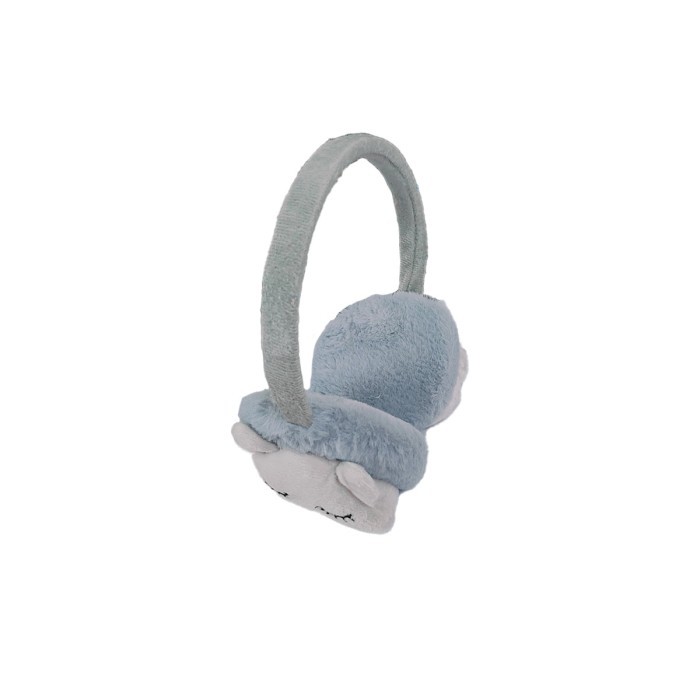  Puppy Design Faux Fur Soft Warm Windproof Earmuffs - Gray 