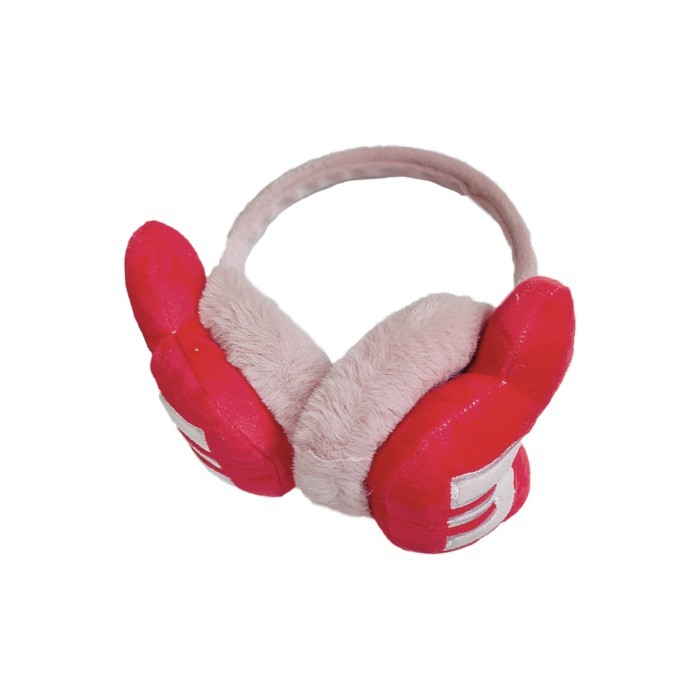  Micky Design Faux Fur Soft Warm Windproof Earmuffs - Light Pink Red 