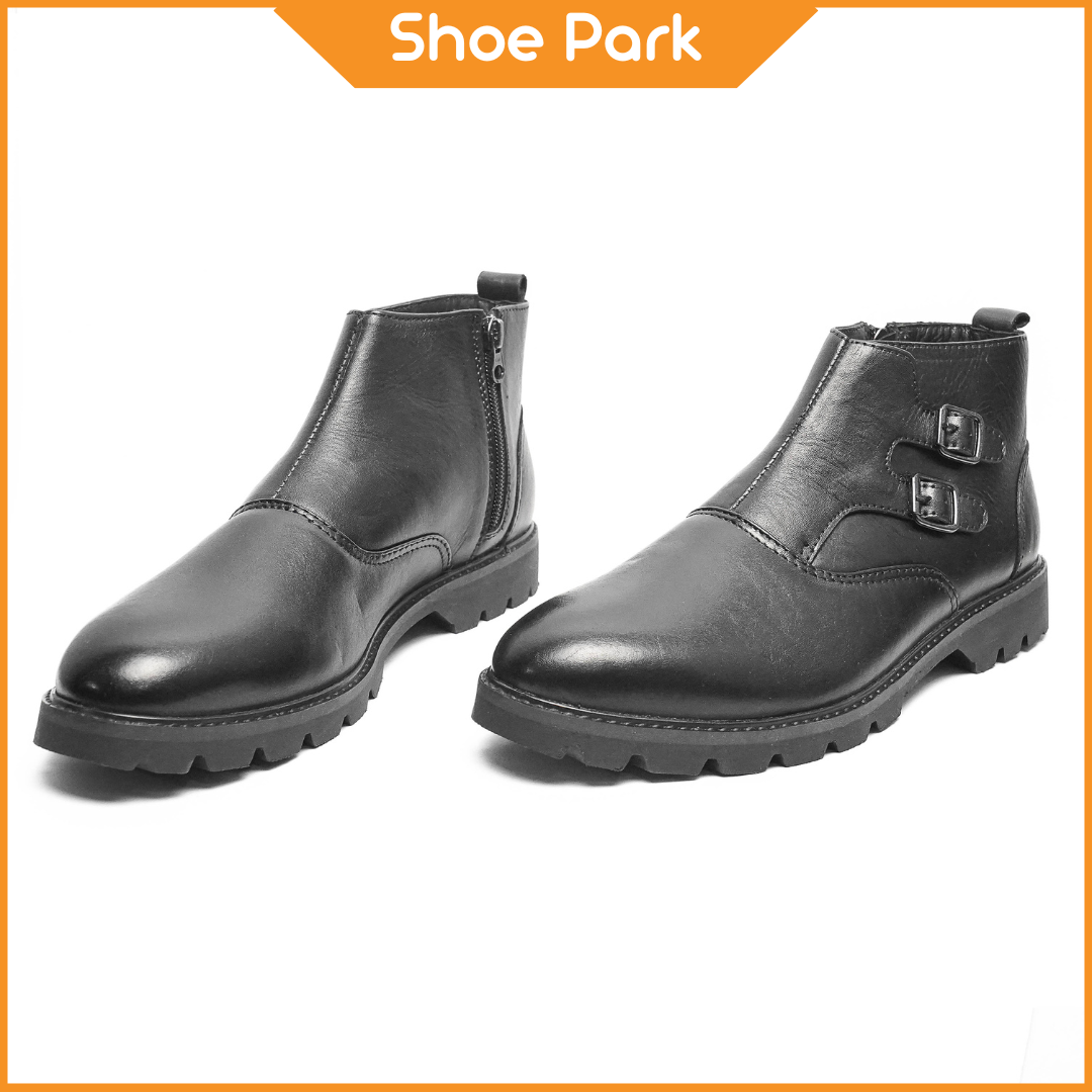  Original Leather Premium Stylish Black Boot For Men 
