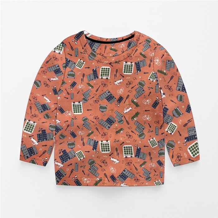 Baby Full Sleeve T-Shirt - Orange