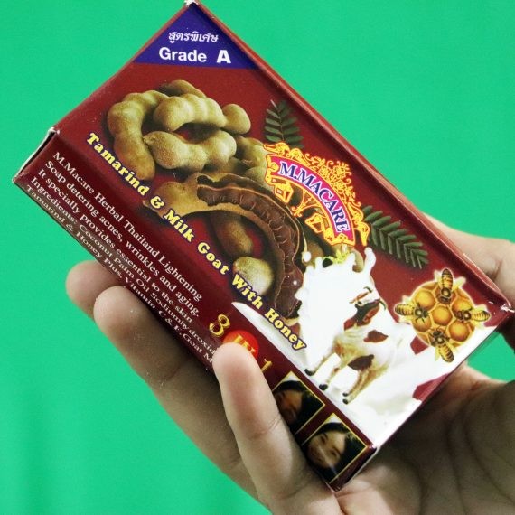  M.MACARE Tamarind And Milk Goat With Honey Fairness Herbal Soap (বার্মিজ তেতুল সাবান) 