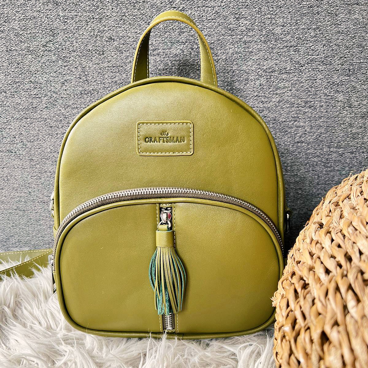  Ladies Leather Backpack 