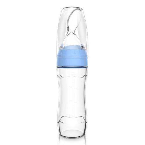 Baby Silicone Food Feeder - Blue 