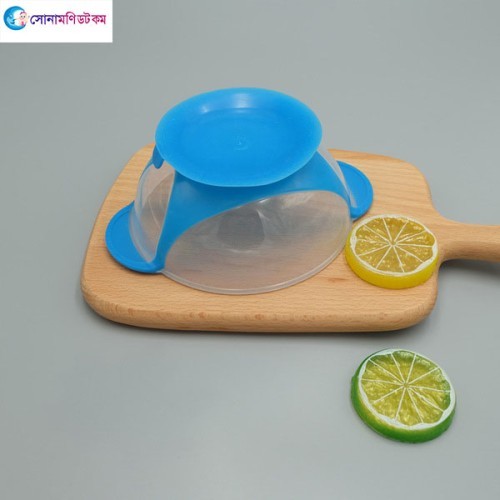  Feeding Bowl and Spoon - Blue 