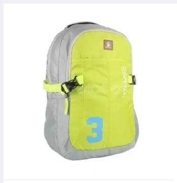  Zip It Good Espiral / 3Series Nylon Fabric Super Light Weight Traveling School College Backpack - Yellow 