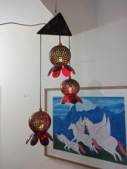  Coconut Shell Ceiling Hanging Jarbati Lampshade 