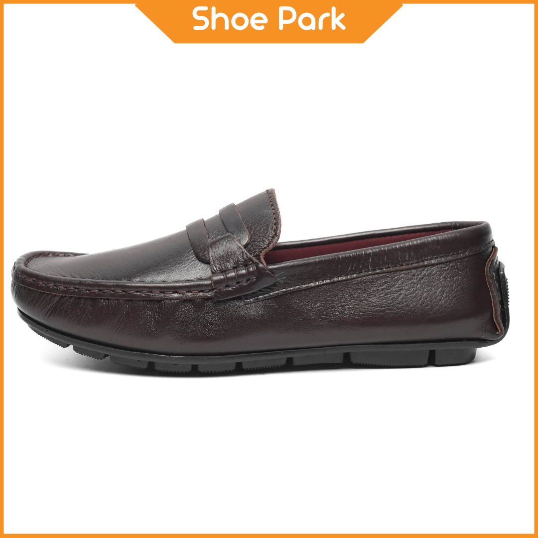  Original Leather Brown Satele Loafer For Men 
