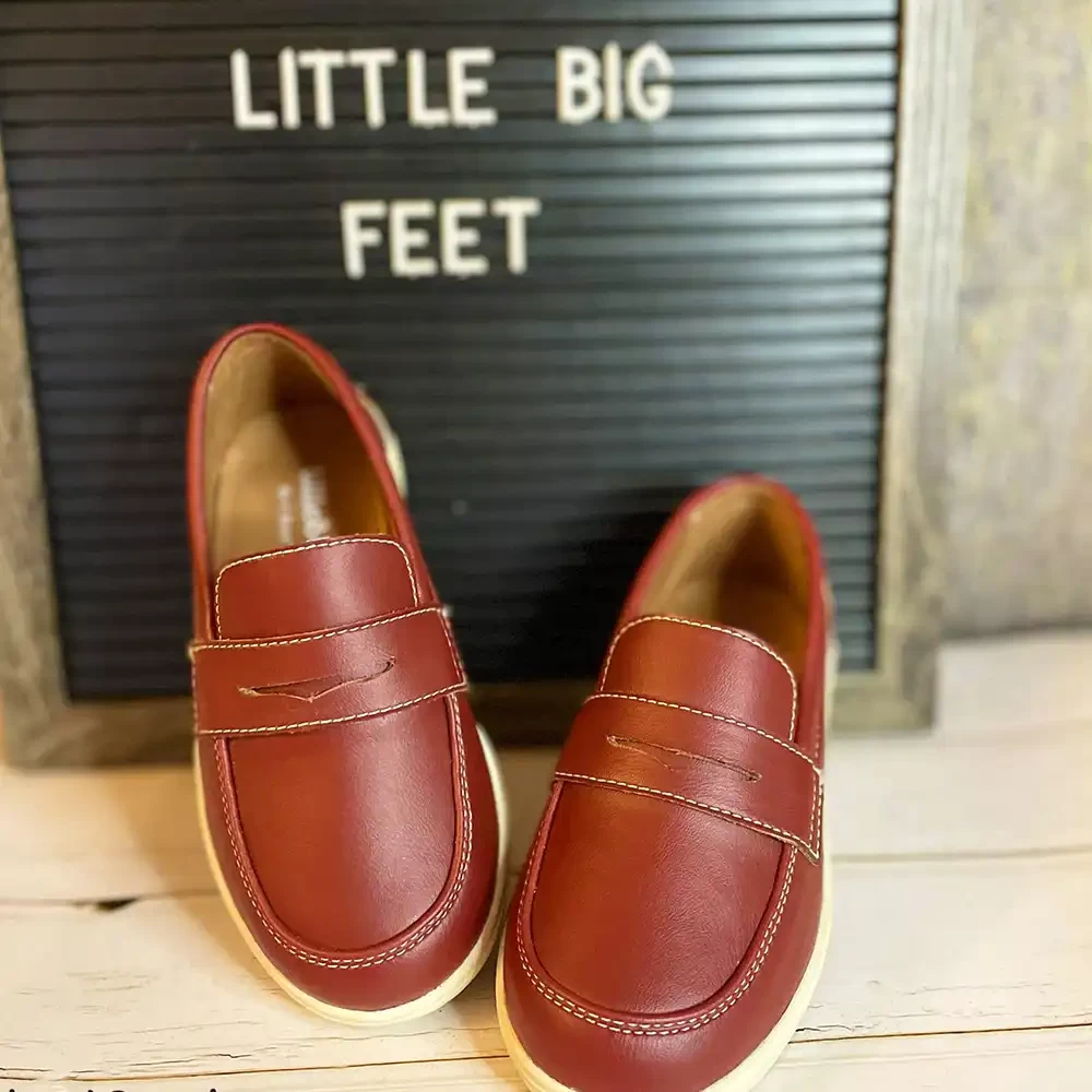 KIDS LOAFER BROWN