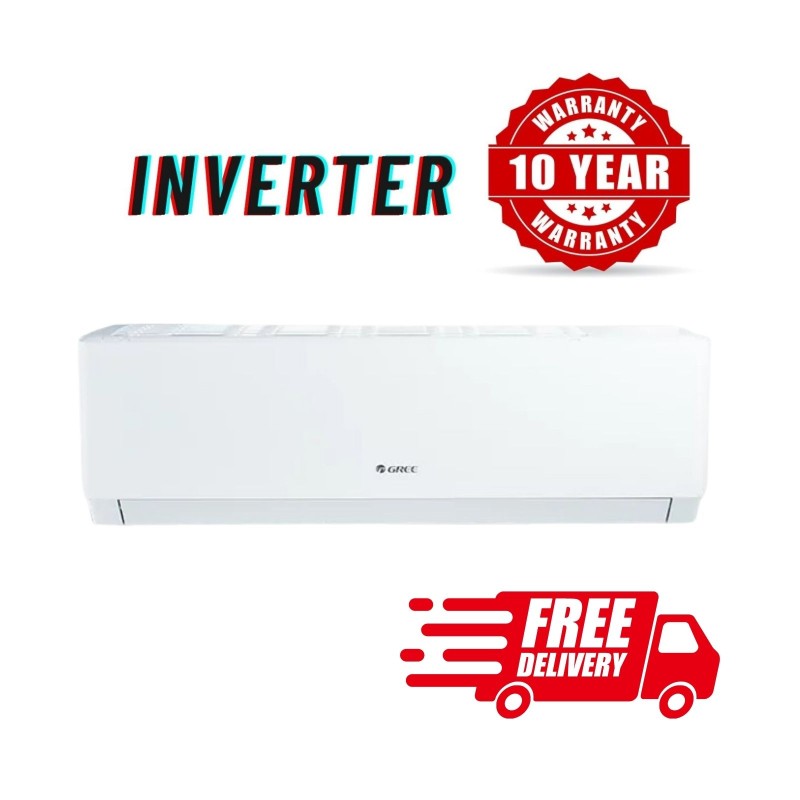  Gree Split Type Air Conditioner GS-12XPUV32-Pular-Split,Inverter-1.0 TON 