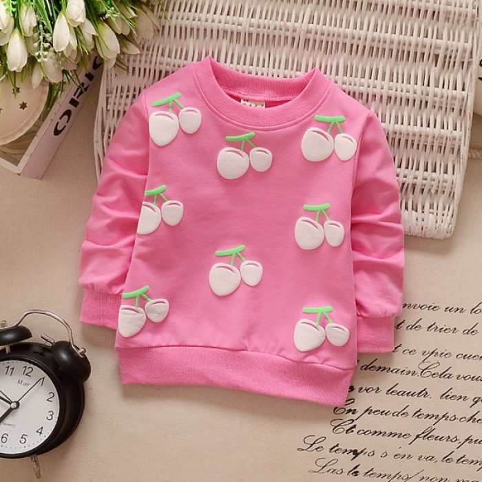  Baby Sweat Shirt - Pink Cherry 