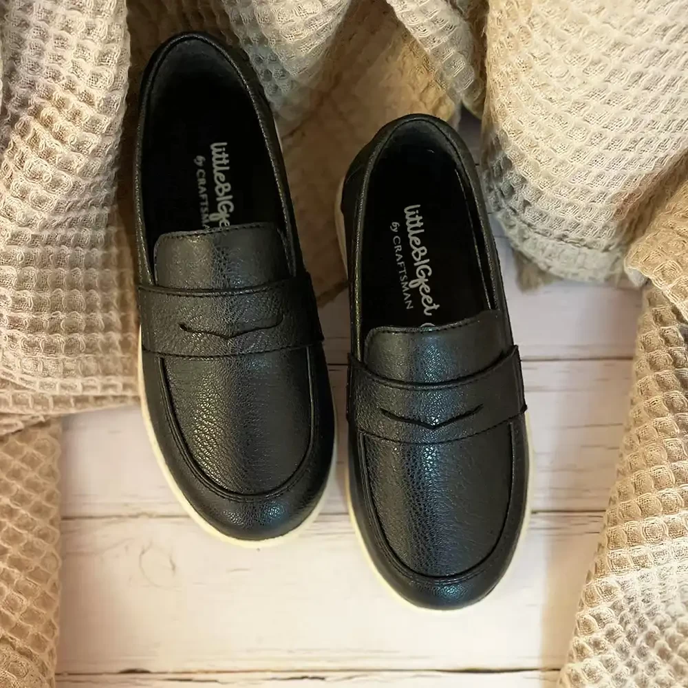  KIDS LOAFER BLACK 