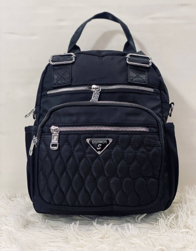  Zip It Good Women Backpacks Shoulder Bags Korean Style Travel Bags School Bags Waterproof Oxford Daypacks Back Packs Lightweight Handbags Casual Office Bag for Women - Black 