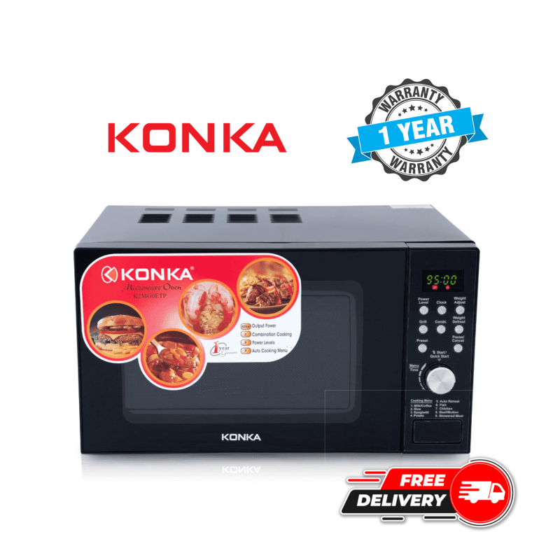 how to use konka microwave oven