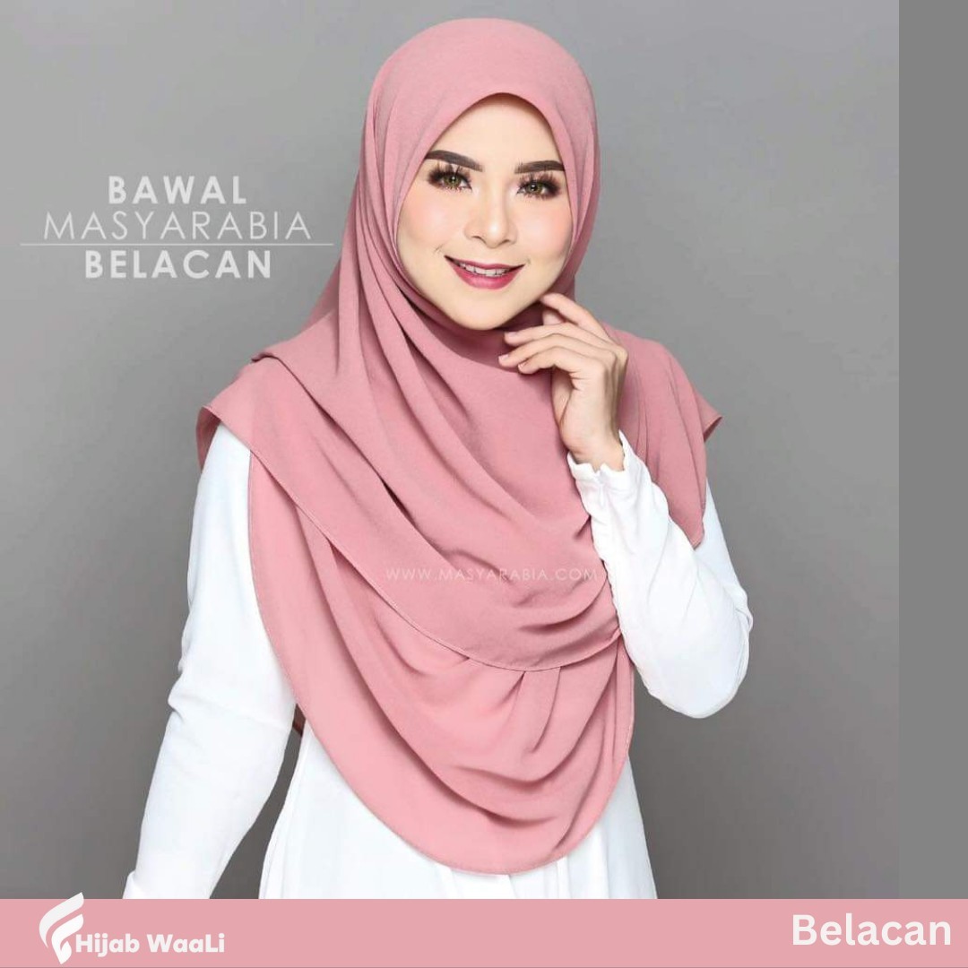  Plain Instant Ready Hijab For Women (Belacan) 