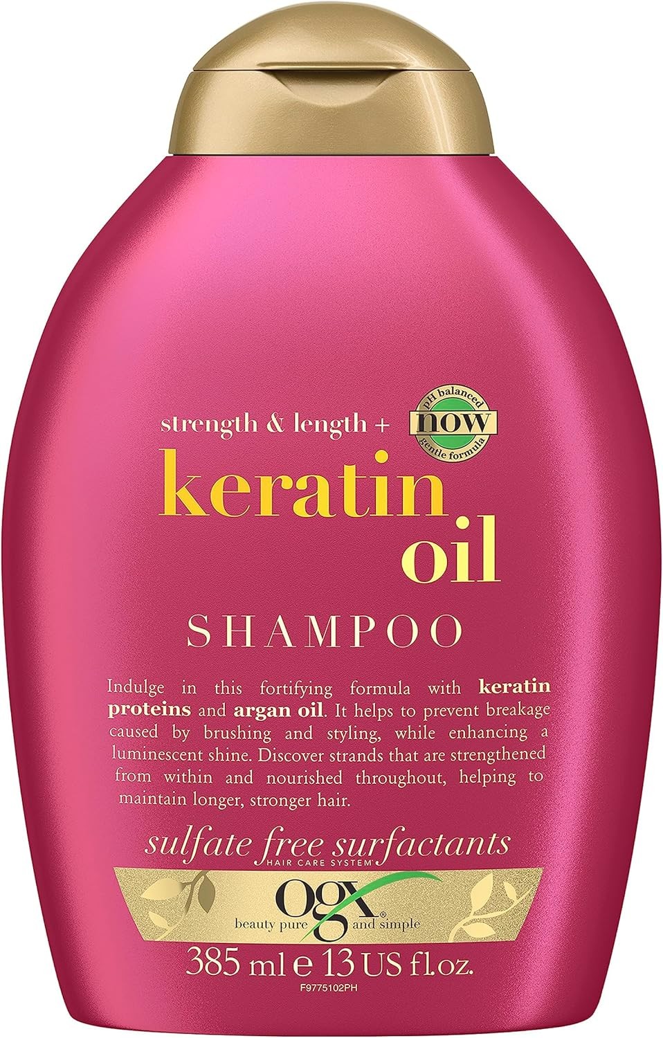  OGX STRENGTH & LENGTH+ KERATIN OIL SHAMPOO 385ML 
