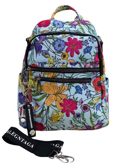Zip It Good Vera Bradley womens Vera Bradley Campus Backpack, Signature Cotton, nomadic floral, size 14 inch