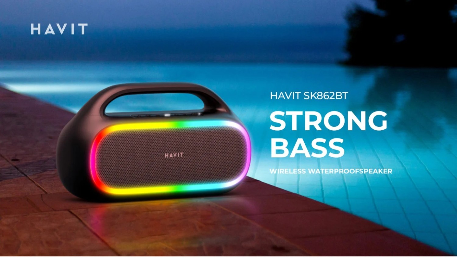  HAVIT SK862BT Portable Outdoor Bluetooth Speaker 