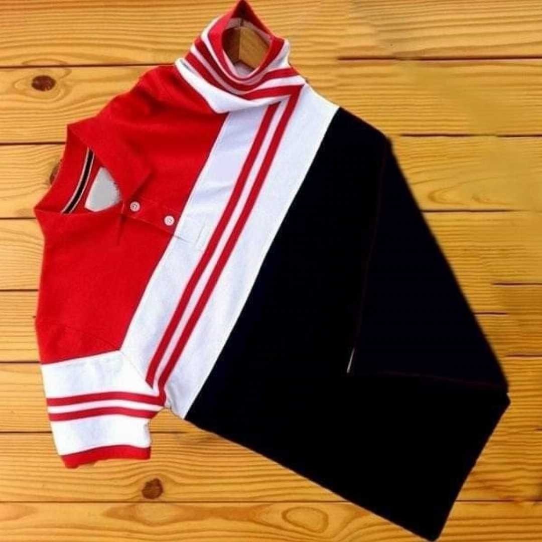  Men stylish T Shirt Black,white & red New 