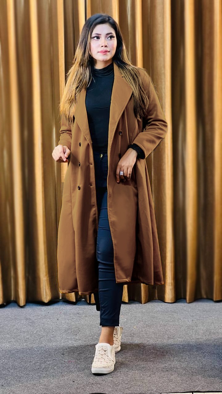 Long over coat for ladies on sale