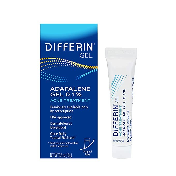  Differin 0.1% Adapalene Acne Treatment Gel 15g 