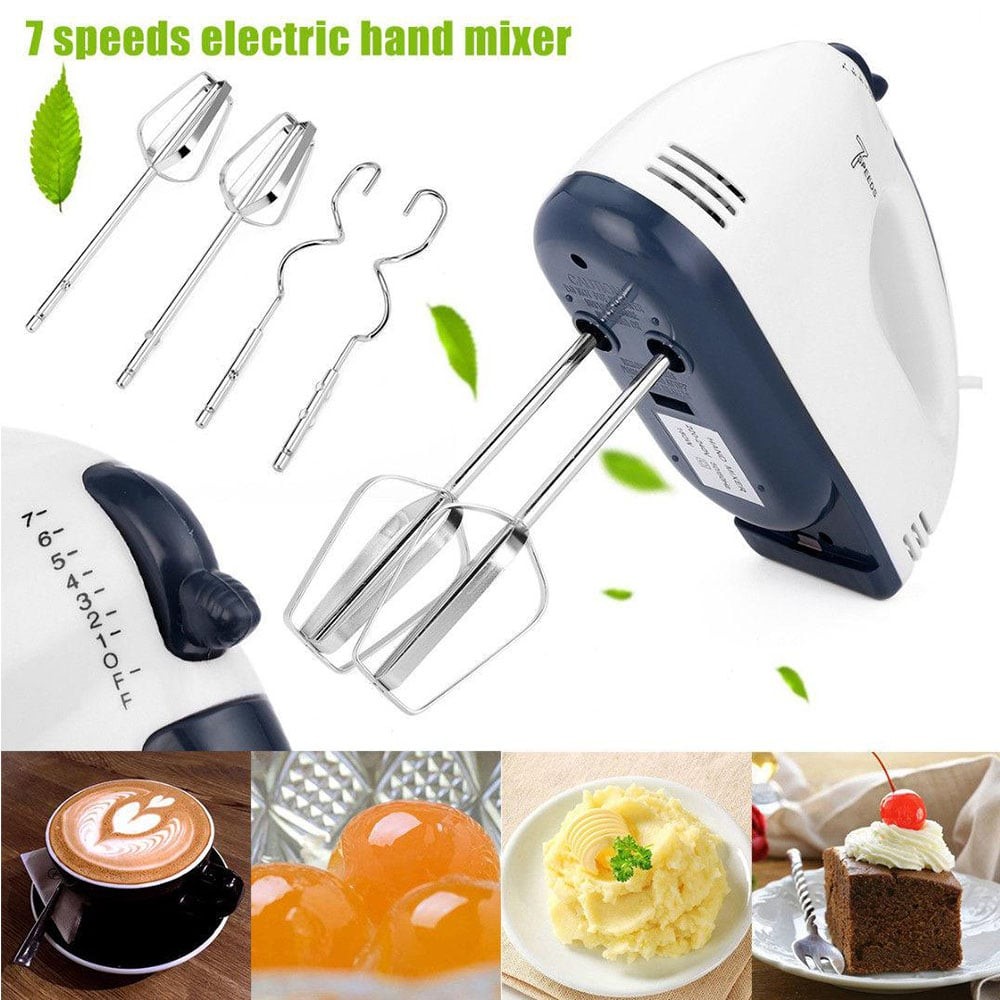 Electric Handheld Mixer 260W 7 Speed Handle Mixer Egg Beater