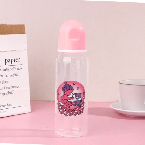  Feeding Bottle Imported China Multi Print - Pink Color-250 ML 