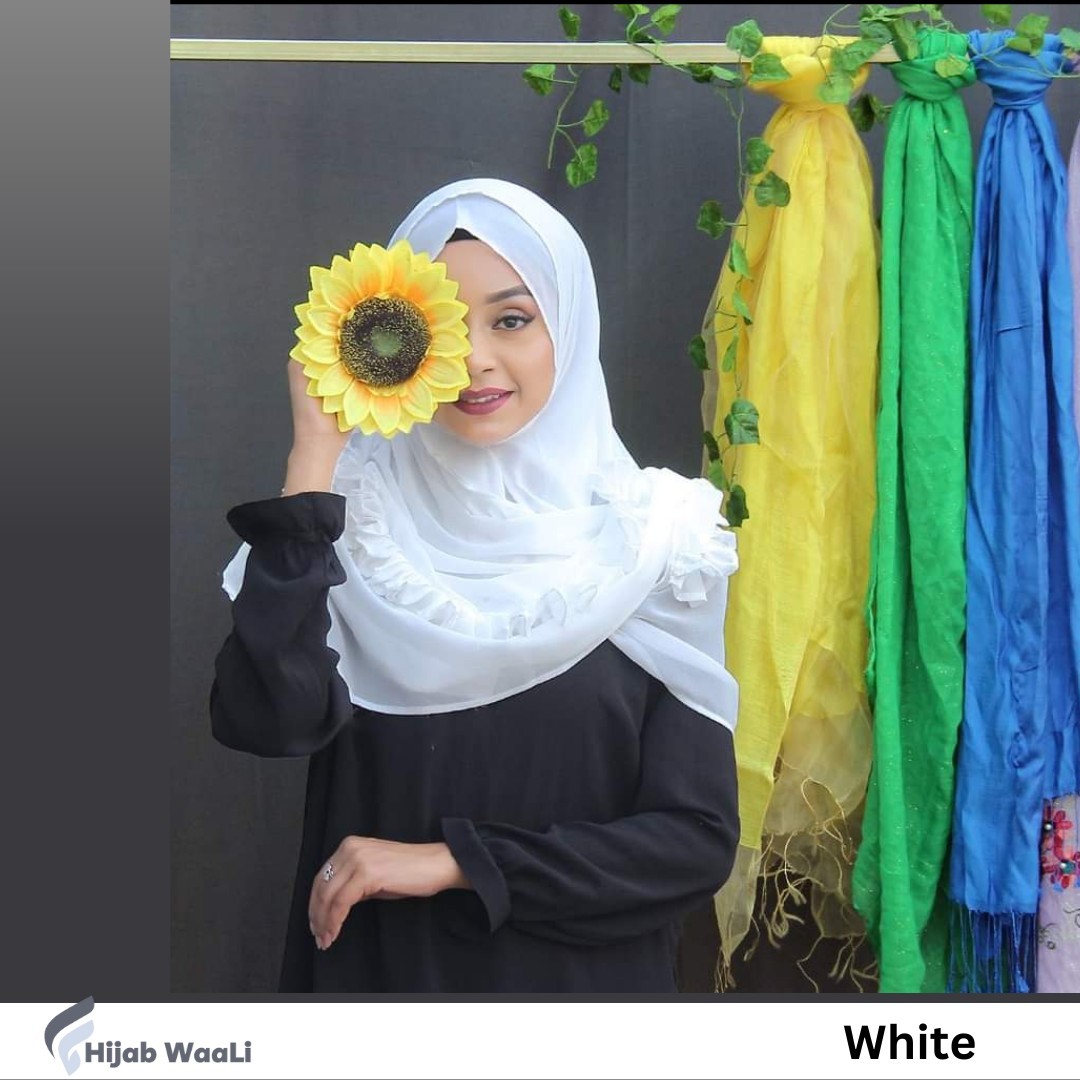High Quality Rakhi Instant Ready Hijab For Woman - White