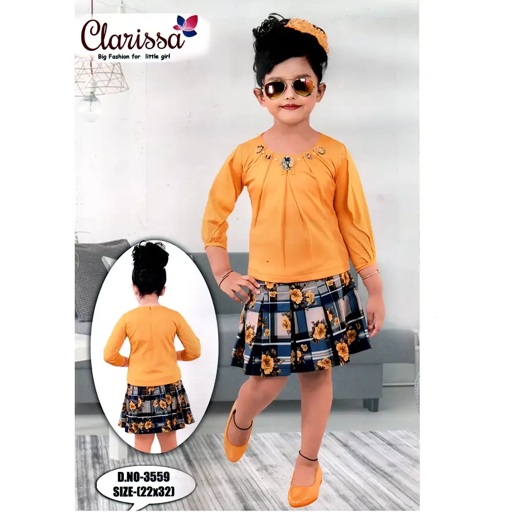  Indian Short Top Skirt Set 