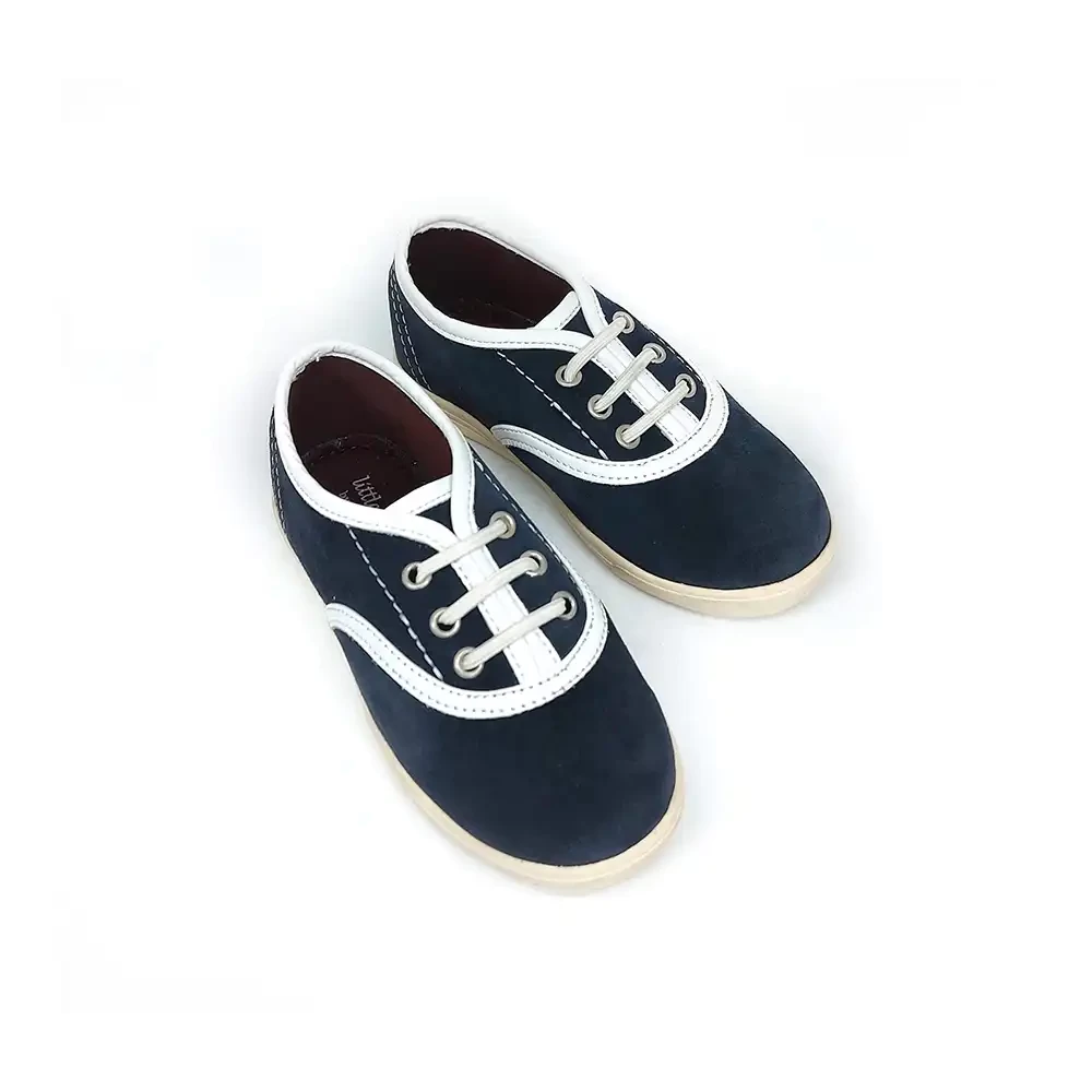  KIDS SUEDE SHOE NAVY 