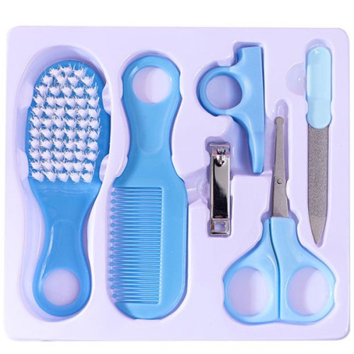  Baby Grooming Kit Set 6 Pcs - Sky Blue 