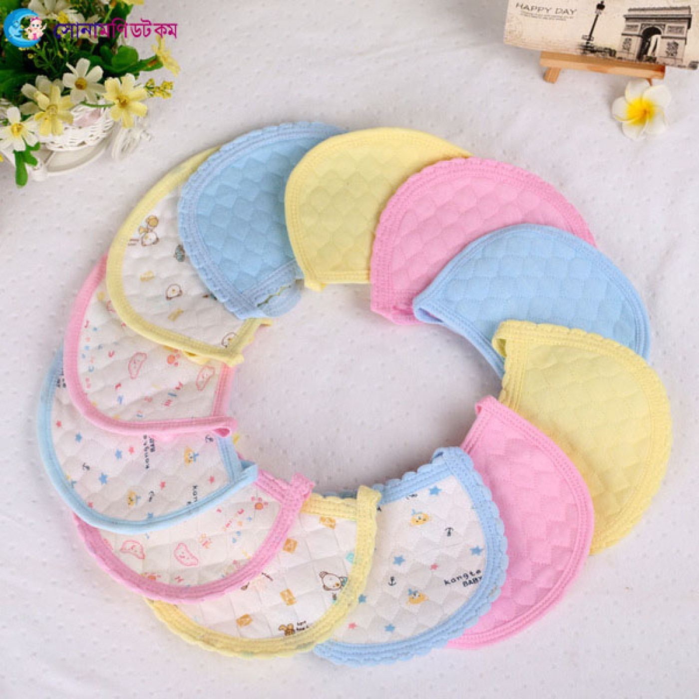  Soft and Cotton Bibs cum Towel - Deer Print 