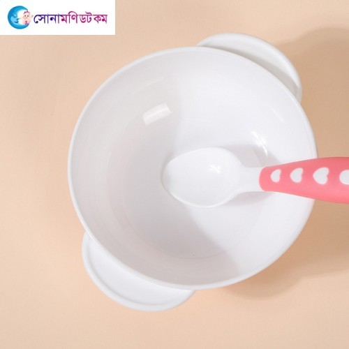  Baby Cup Bowl with Spoon and Forck Sky Blue Color 